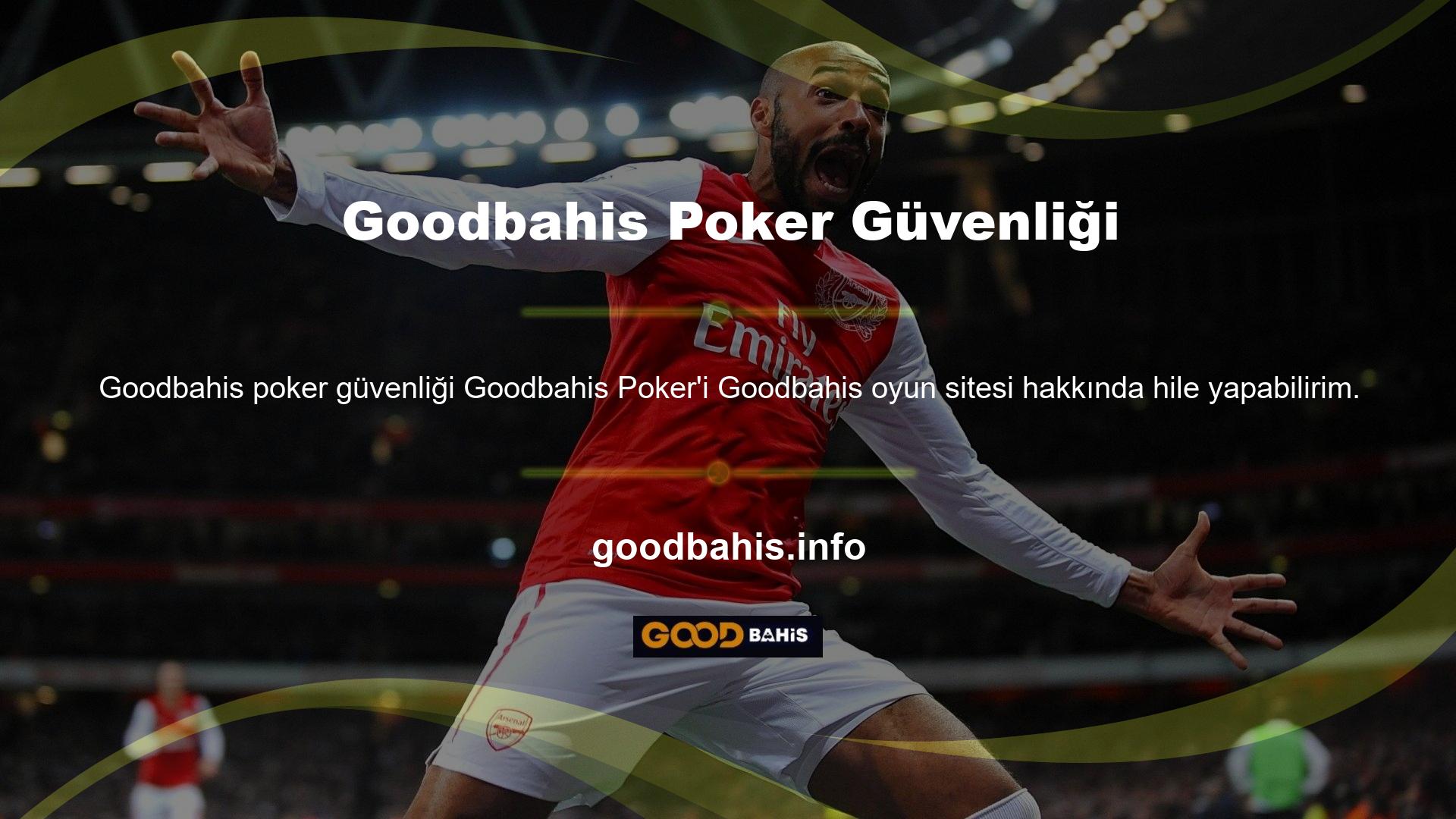 Türkiye oyun endüstrisi Goodbahis oyun sitesi Goodbahis poker'deki en yerleşik ve güvenilir şirketlerden biri Goodbahis hile yapabilirim